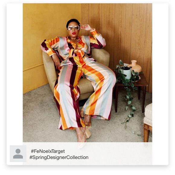 Fe Noel X Target Vertical Striped Button Down Shirt NWT - Picture 4 of 6